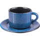 Пара кофейная «Млечный путь голубой» фарфор 80мл голуб.,черный