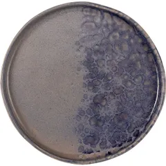 Тарелка пирожковая «Фобос» керамика D=205,H=20мм серый,синий