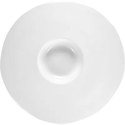 Тарелка для пасты «Афрос» кост.фарф. D=320,H=35мм белый, изображение 2