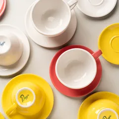 Чашка кофейная «Пур-Амор» фарфор 200мл D=97/50,H=60,L=125мм белый, изображение 4