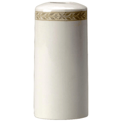 Flower vase “Antoinette”  porcelain  D=53, H=110mm  white, olive.