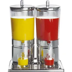 Вставка для диспенсера «Топ фреш» на 6 л сталь нерж. серебрист.