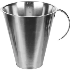 Measuring jug  stainless steel  2 l  D=20, H=19 cm  silver.