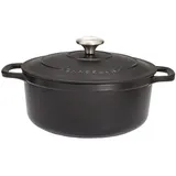 Pan with lid  enameled cast iron  8 l  D=32, H=19cm
