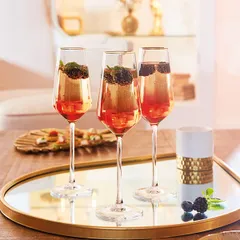 Бокал-флюте «Ультим Борд Ор» хр.стекло 210мл ,H=23,2см прозр., изображение 3