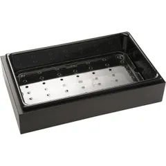 Станция буфетная «Фрэймс» для охлаждения GN 1/1 дерево,поликарбонат ,H=12,5,L=53,B=32,5см