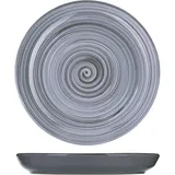 Тарелка мелкая «Пинки» керамика D=260,H=25мм серый