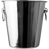 Champagne bucket “Prootel”  stainless steel  4.4 l  D=21/14, H=21, B=21.5 cm  metal.