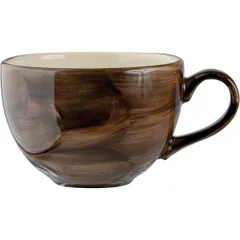 Coffee cup “Peppercorn”  porcelain  85 ml  D=65, H=50, L=85 mm  brown, beige.