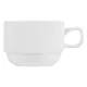 Чашка чайная «Кунстверк» фарфор 250мл D=85/55,H=60,L=120мм белый, Объем по данным поставщика (мл): 250, изображение 3