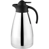 Кофейник «термос» «Санекс» вакуумный сталь нерж.,пластик 1,5л ,H=18,L=16,B=13,2см серебрист.,черный