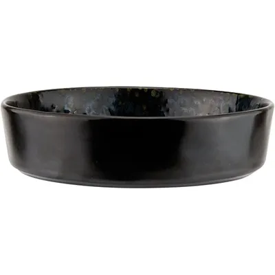 Тарелка глубокая «Фобос» керамика D=18см черный,синий, изображение 2