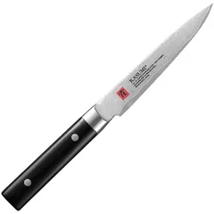 Нож кухонный универсальный «Касуми» сталь нерж. ,L=24/12,B=2см черный,металлич.