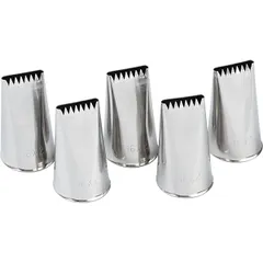 Pastry nozzle[5pcs] stainless steel ,L=16mm