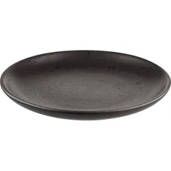 Тарелка «Оникс» плоская без полей керамика D=210,H=23мм черный, изображение 2