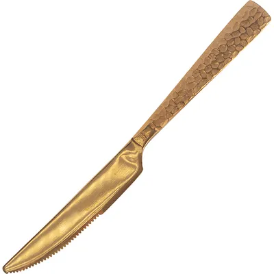 Нож столовый кованный «Палас Мартелато» сталь нерж. золотой