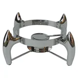 Подставка для мармита 12399 с горелкой сталь нерж. серебрист.