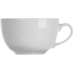 Tea cup “Dorota”  porcelain  430ml  D=113, H=68, L=140mm  white