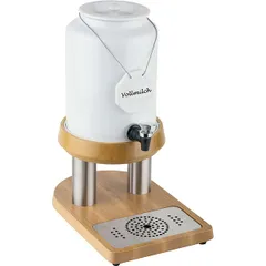 Диспенсер для молока с охладительным элементом фарфор,сталь нерж. 4л ,H=42см