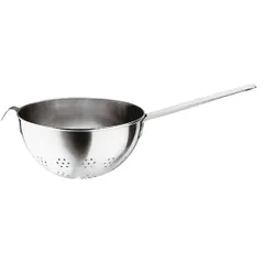 Colander stainless steel D=23,H=11.5,L=55cm metal.