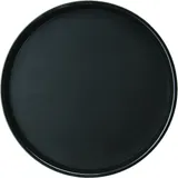 Поднос «Проотель» прорезиненный круглый полипроп. D=355,H=25мм черный