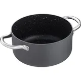 Кастрюля «Уитфорд» без крышки алюм.литой,сталь нерж. 3л D=20,H=10см граф.,черный