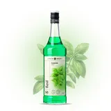 Сироп «Базилик» Pinch&Drop стекло 1л D=85,H=330мм зелен.