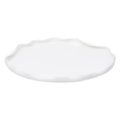 Тарелка «Вейв» с бортом фарфор D=210,H=15мм белый, изображение 2