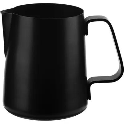 Питчер сталь нерж.,антиприг.покр. 0,6л D=95,H=105мм черный, изображение 2