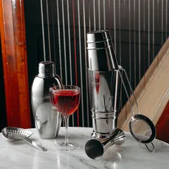 Шейкер американский «Пробар Премиум Орб» сталь нерж. 0,84л D=90,H=178мм серебрист., изображение 2