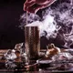Шейкер европейский «Пробар» рифленый сталь нерж. 0,7л D=89,H=235мм золотой, изображение 3