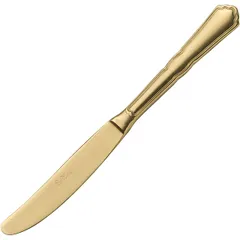 Table knife “Settecento Gold”  stainless steel  metal.