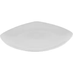 Тарелка «Гамма» мелкая квадратная фарфор ,L=25,B=25см белый, изображение 2