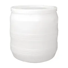 Бочка с крышкой полиэтилен 35л D=38,H=40,5см белый