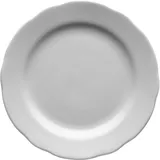 Тарелка мелкая с фигурным краем фарфор D=175,H=23мм белый