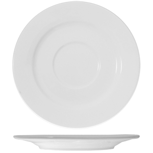 Блюдце для бульонной чашки «Кунстверк» арт.A7589 фарфор D=17,5см белый