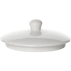 Крышка для сахарницы «Увертюра» фарфор D=100,H=35мм белый