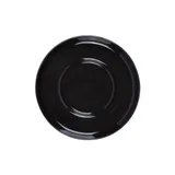 Блюдце «Вейв» фарфор D=100/55мм черный