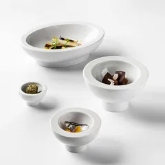 Салатник «Этник» фарфор 400мл D=160,H=95мм белый, изображение 2