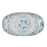 Блюдо сервировочное «Мозаик» овальное фарфор ,L=19,B=11см разноцветн.