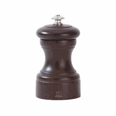 Peugeot pepper mill wood ,H=10cm brown.