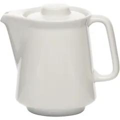 Кофейник «Кашуб-хел» с крышкой фарфор 400мл D=80,H=75,L=140,B=110мм белый