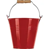 Ведро для картофеля фри «Ведро» сплав цинк. 0,6л D=11,H=10,5см красный