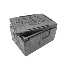 Термоконтейнер «Нормал» до 15 кг полипроп. 14л ,H=22,L=40,B=30см черный, изображение 3