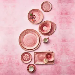 Чашка кофейная «Крафт Распберри» фарфор 85мл D=65,H=50,L=85мм розов., изображение 3