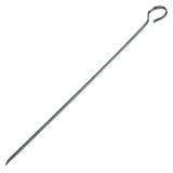 Шампур[12шт] сталь нерж. ,L=12см металлич.