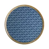 Блюдо для пиццы «Калиф Люпин» фарфор D=32см синий