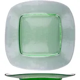 Блюдо «Грин» квадратное стекло ,L=27,B=27см зелен.