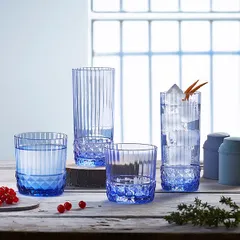 Олд фэшн (стакан) «Америка 20х» стекло 300мл D=68,H=83мм голуб., изображение 3