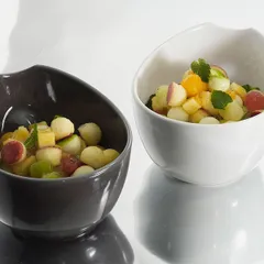 Салатник «Импульс» фарфор 450мл D=12,H=10,L=14,B=12см белый, изображение 3